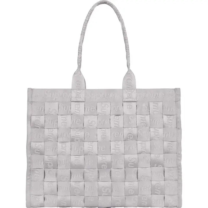 Supreme Woven Tote Grey