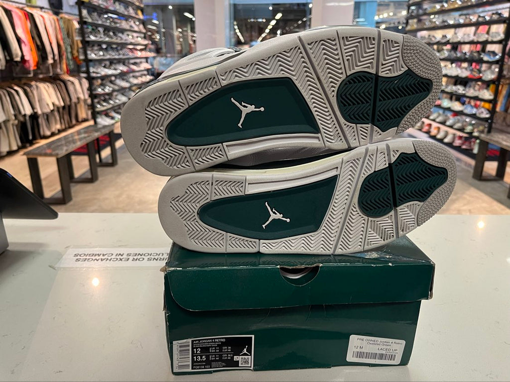 PRE OWNED Jordan 4 Retro Oxidized Green