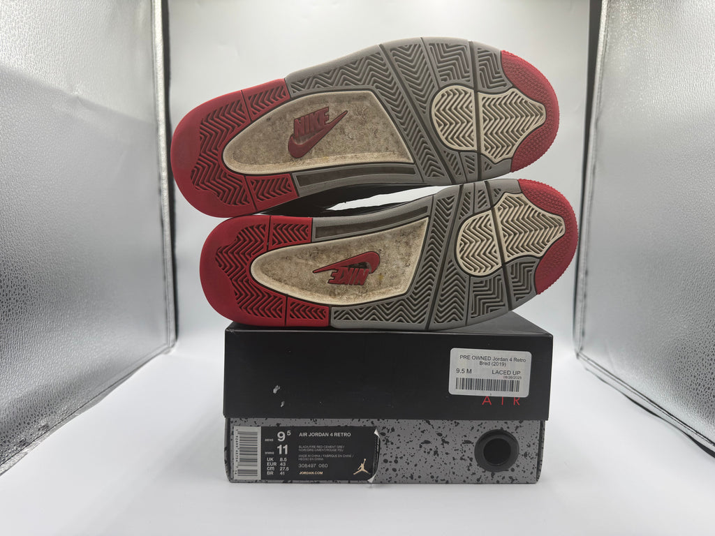 PRE OWNED Jordan 4 Retro Bred (2019)