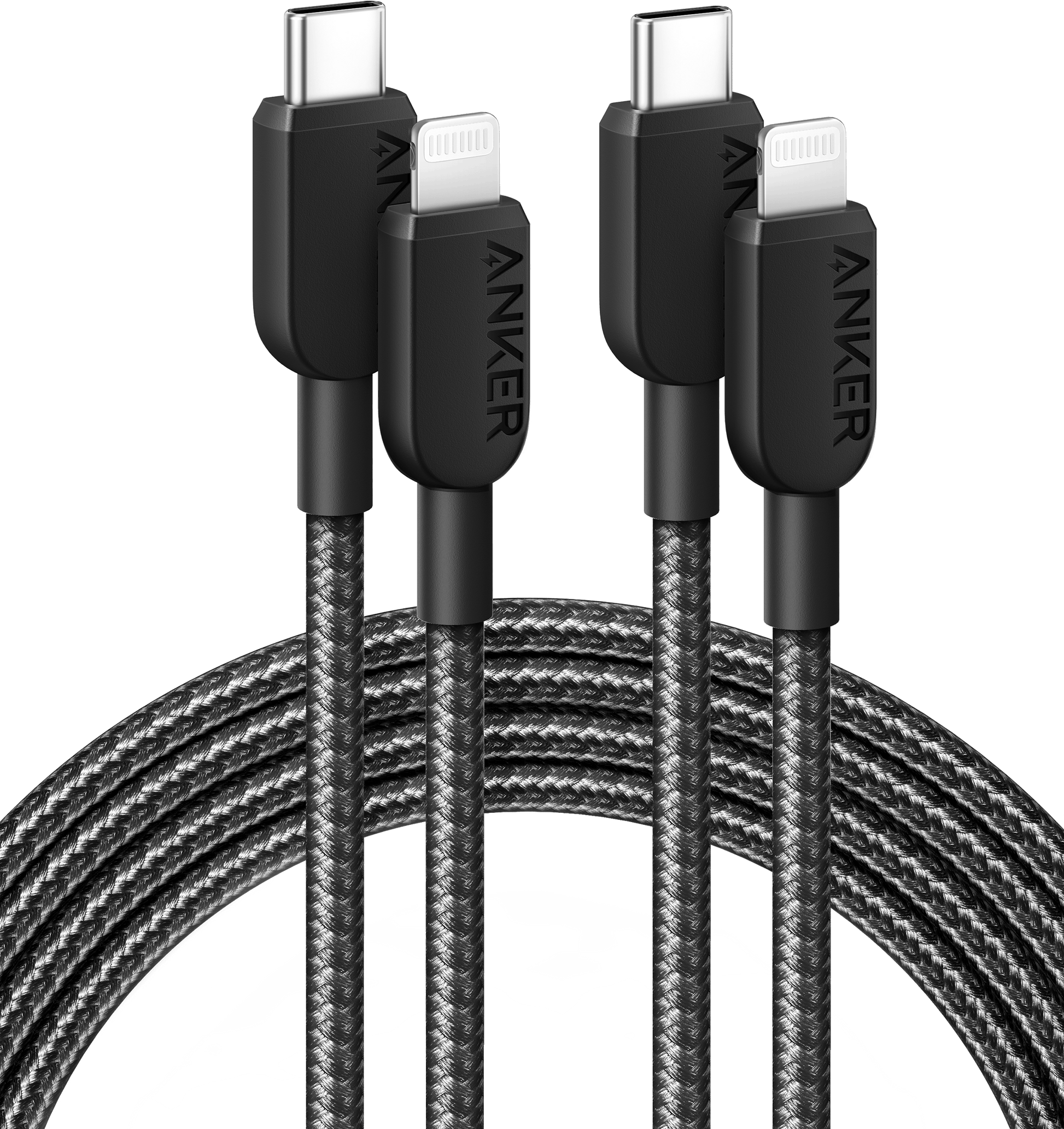 Anker <b>310</b> USB-C to Lightning Cable (6 ft, 2-Pack)