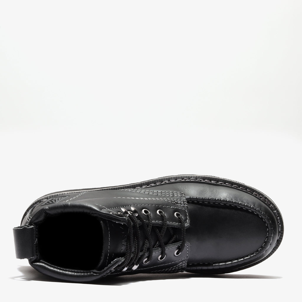 FRONTIER CLASSIC 6" MOC TOE JET BLACK XL