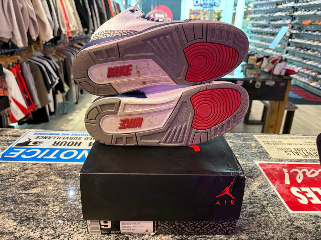 PRE OWNED Jordan 3 Retro True Blue (2016)