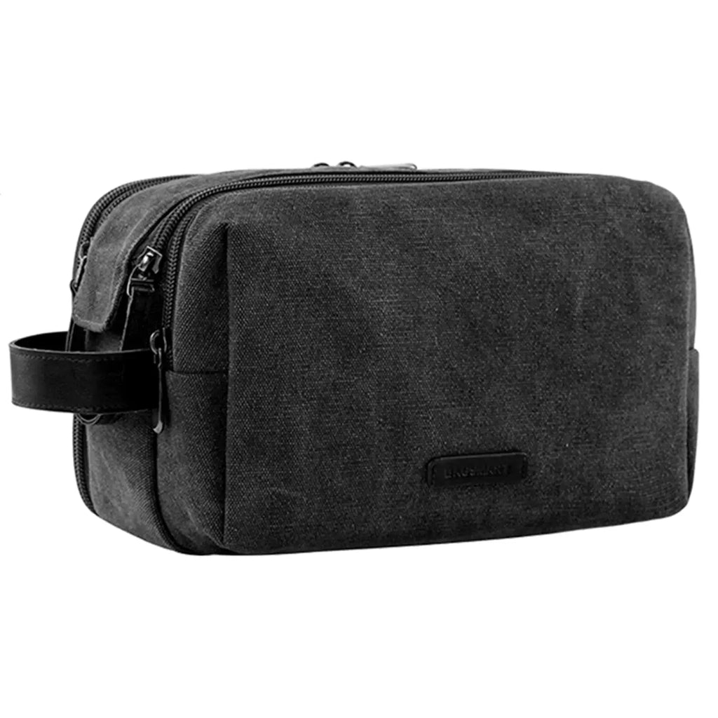 BAGSMART Men’s Canvas Toiletry Bag – Water-Resistant Travel Dopp Kit