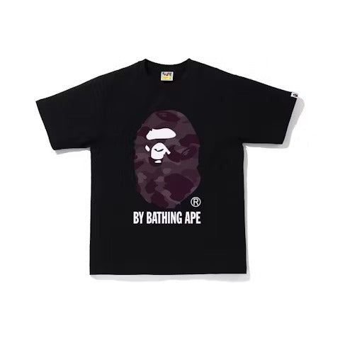BAPE Color Camo by Bathing Ape Tee Black/Burgundy