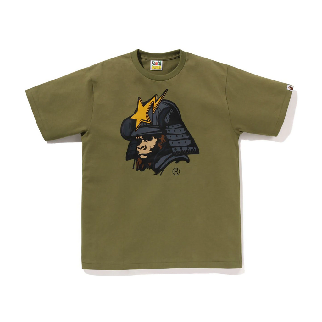 BAPE General Kabuto Tee Olive Drab