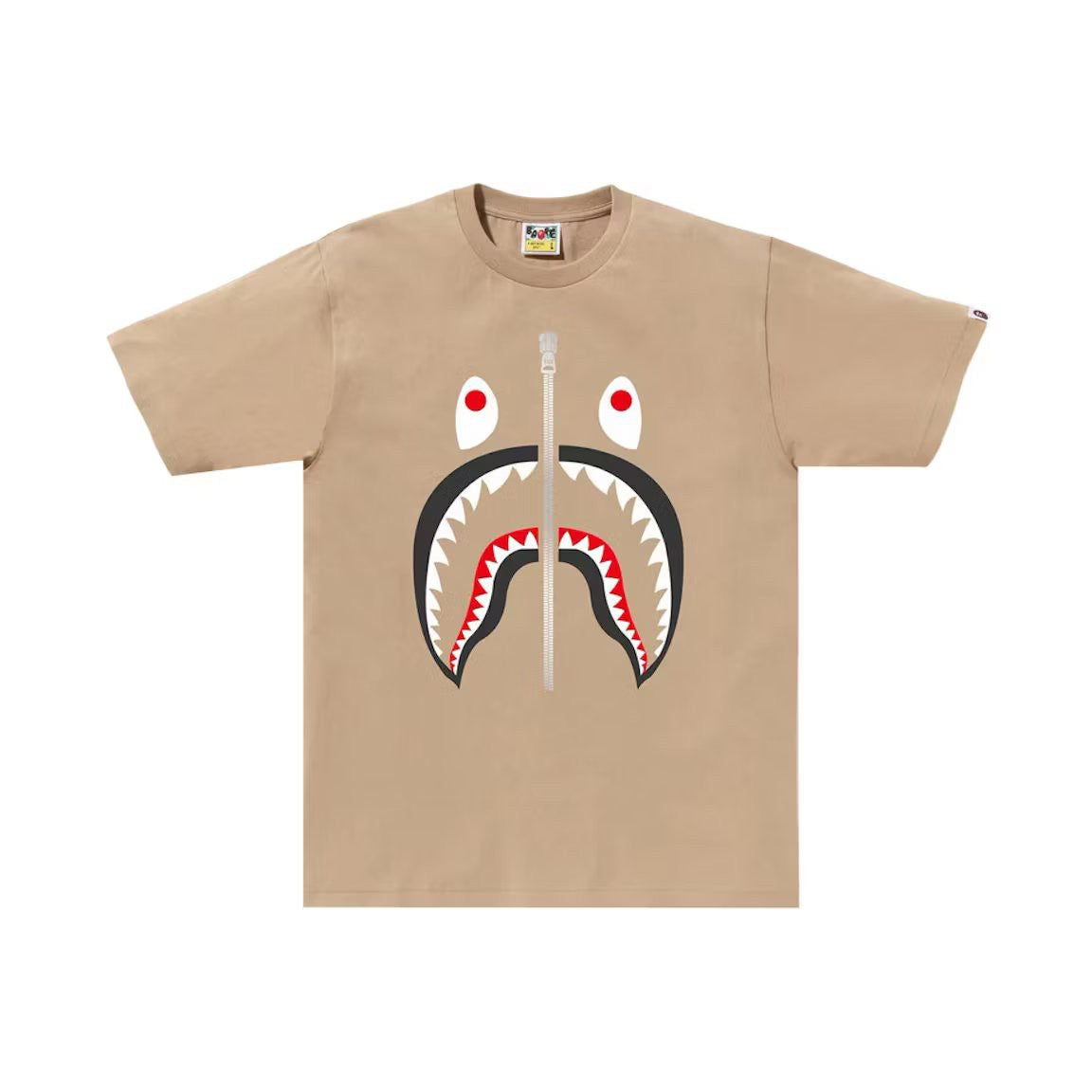 BAPE Shark Tee Beige