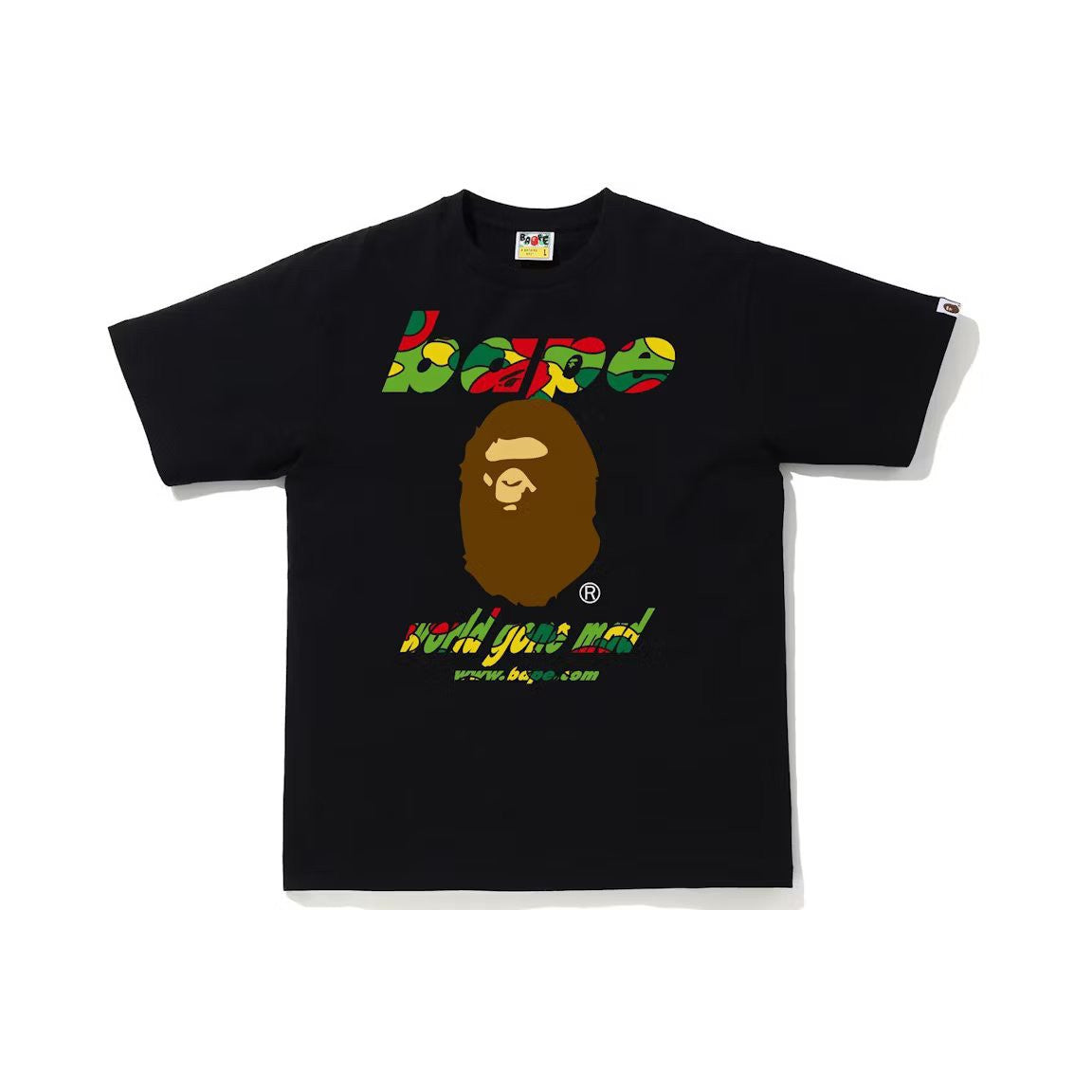 BAPE Sta Camo WGM Ape Head Tee Black/Multi