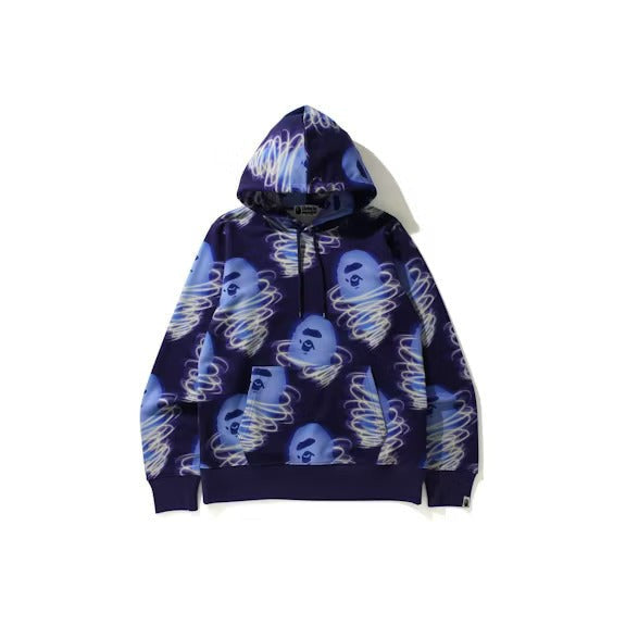 BAPE Storm Pullover Hoodie Purple