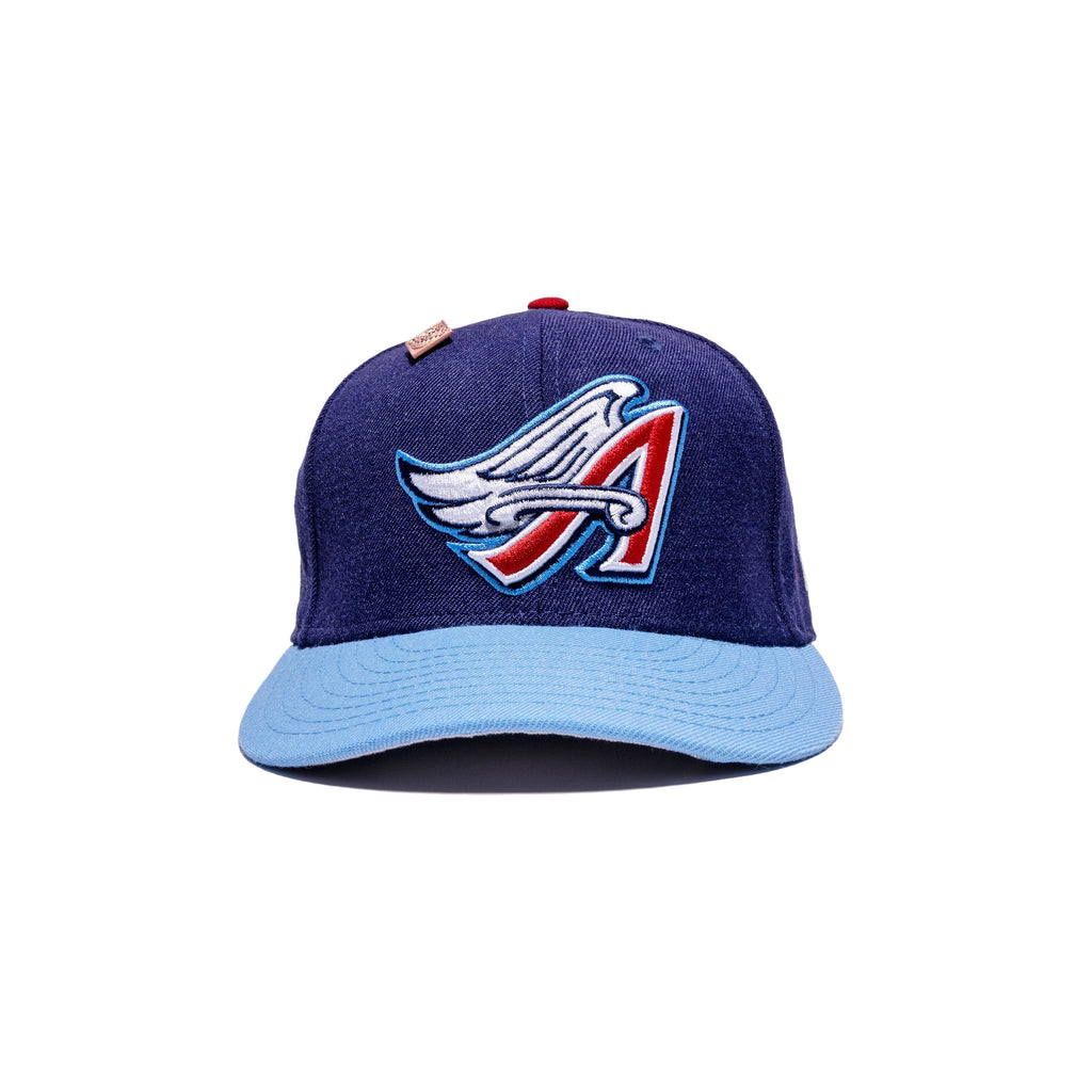 Anaheim Angels 1997 Cooperstown Basics Blue / Grey Fitted Hat