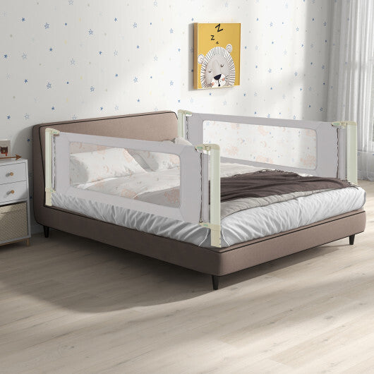 Vertical Lifting Bed Rail for Toddlers with Double Lock-59 inch