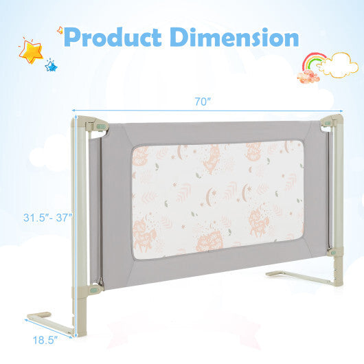 Vertical Lifting Bed Rail for Toddlers with Double Lock-59 inch