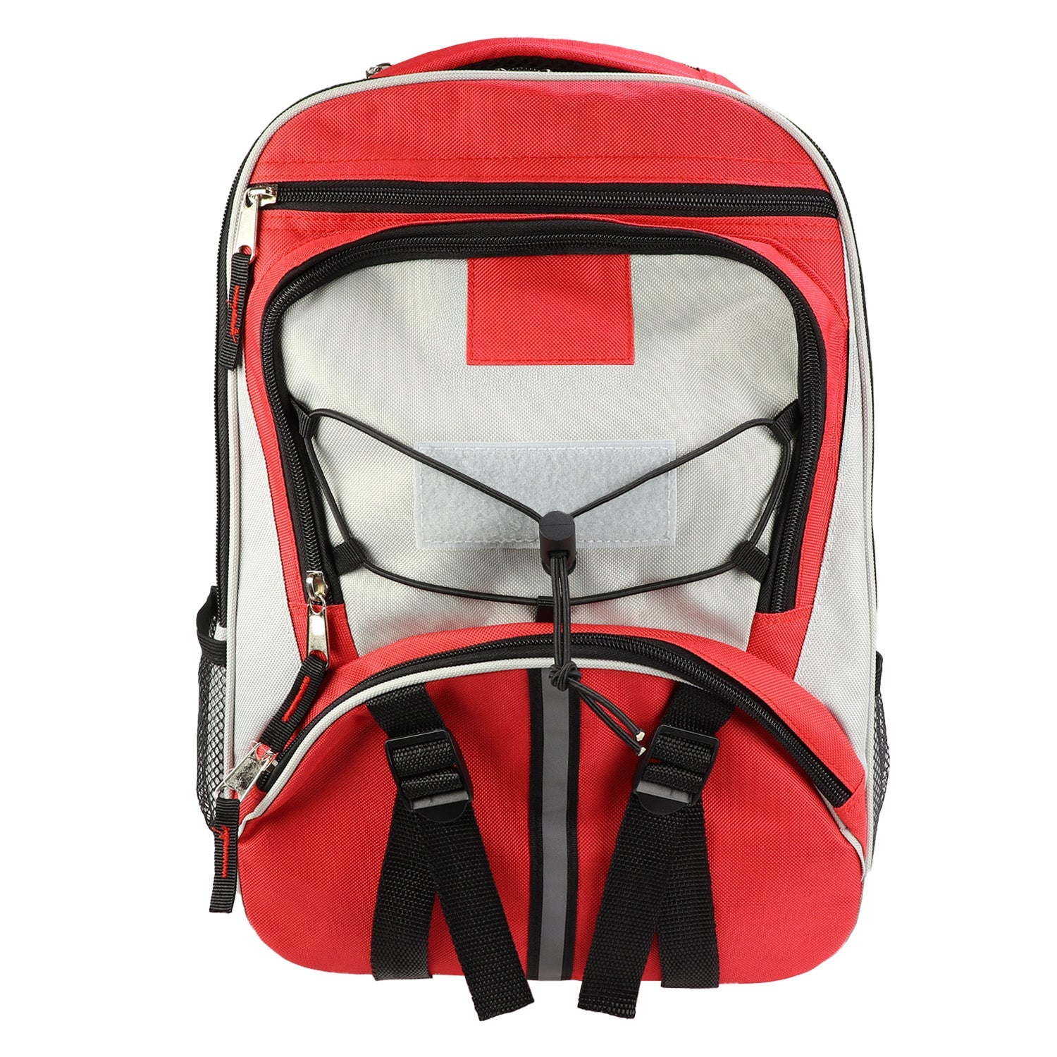 Elite Multi-pocket Hikers Backpack, Red