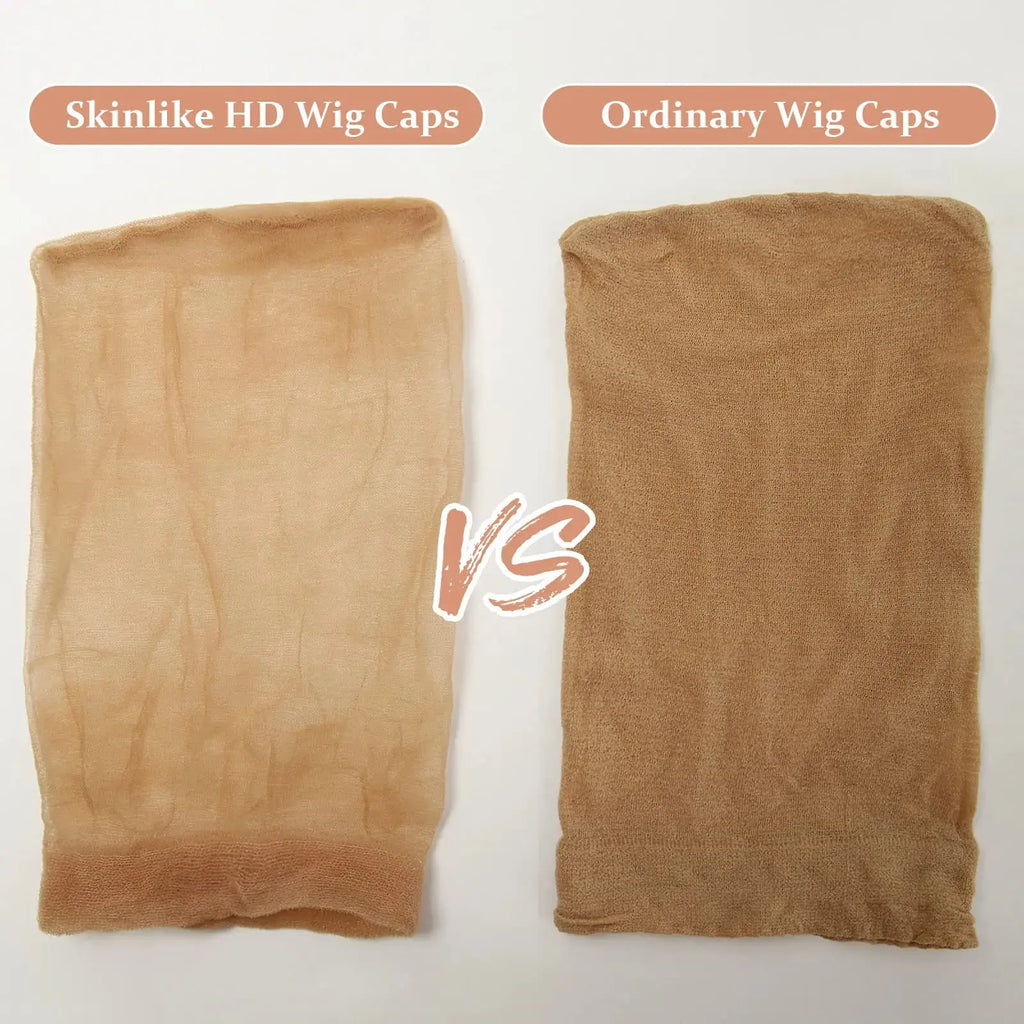 BEEOS SKINLIKE Ultra-Thin Invisible Wig Caps – 24 PCS Brown Stocking Caps for Lace Front Wigs