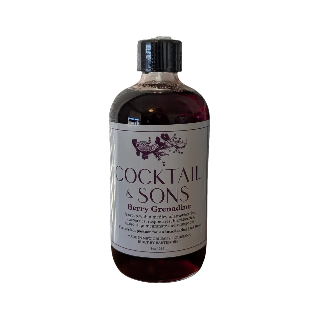 Berry Grenadine Cocktail Syrup | Cocktail & Sons 8oz