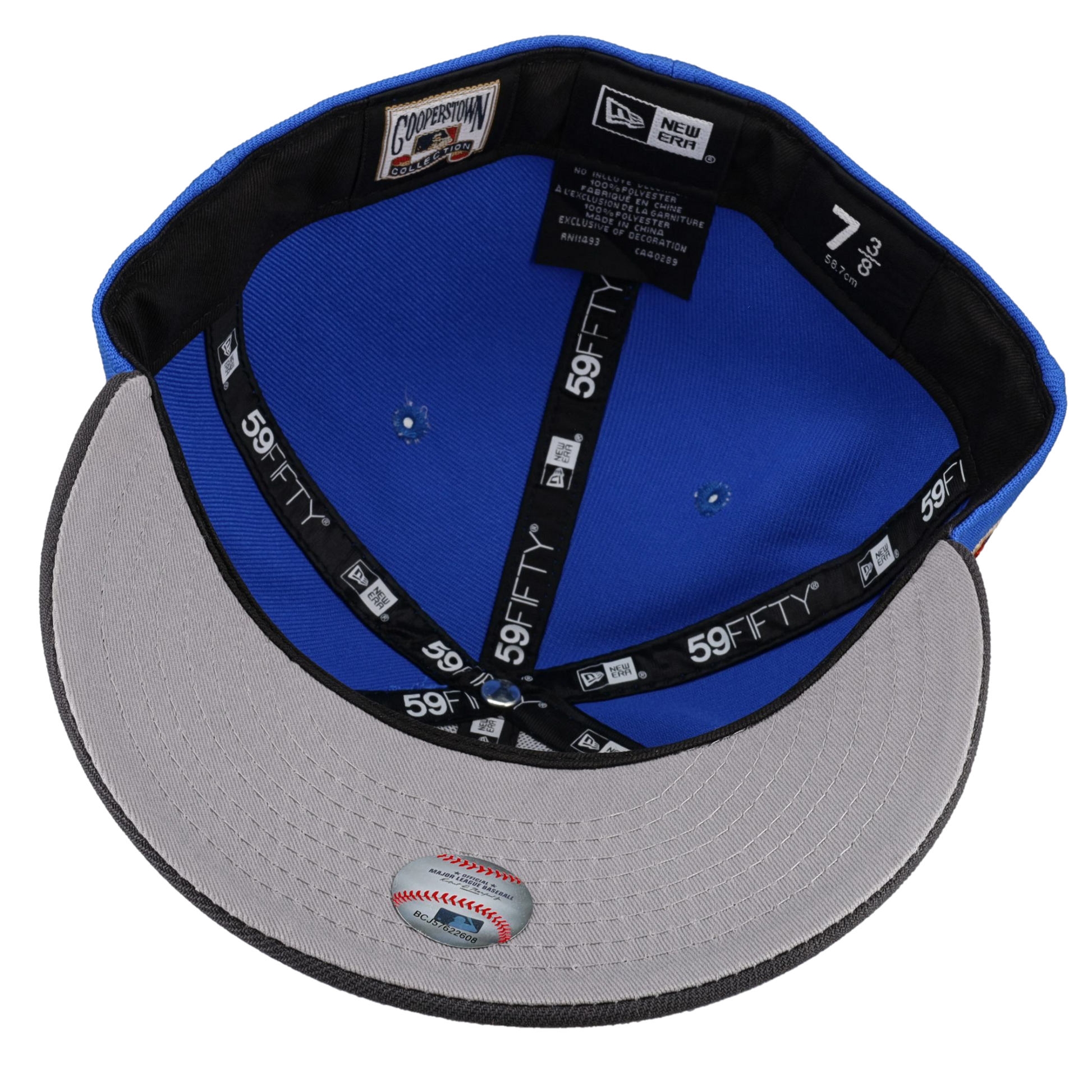 Brooklyn Dodgers 1942 All Star Game Blue Metallic 59Fifty Fitted Hat