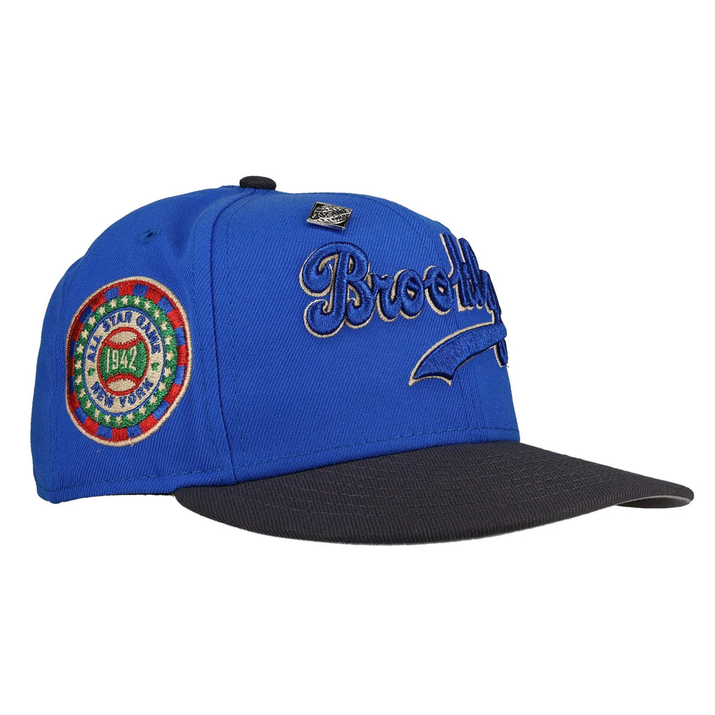 Brooklyn Dodgers 1942 All Star Game Blue Metallic 59Fifty Fitted Hat
