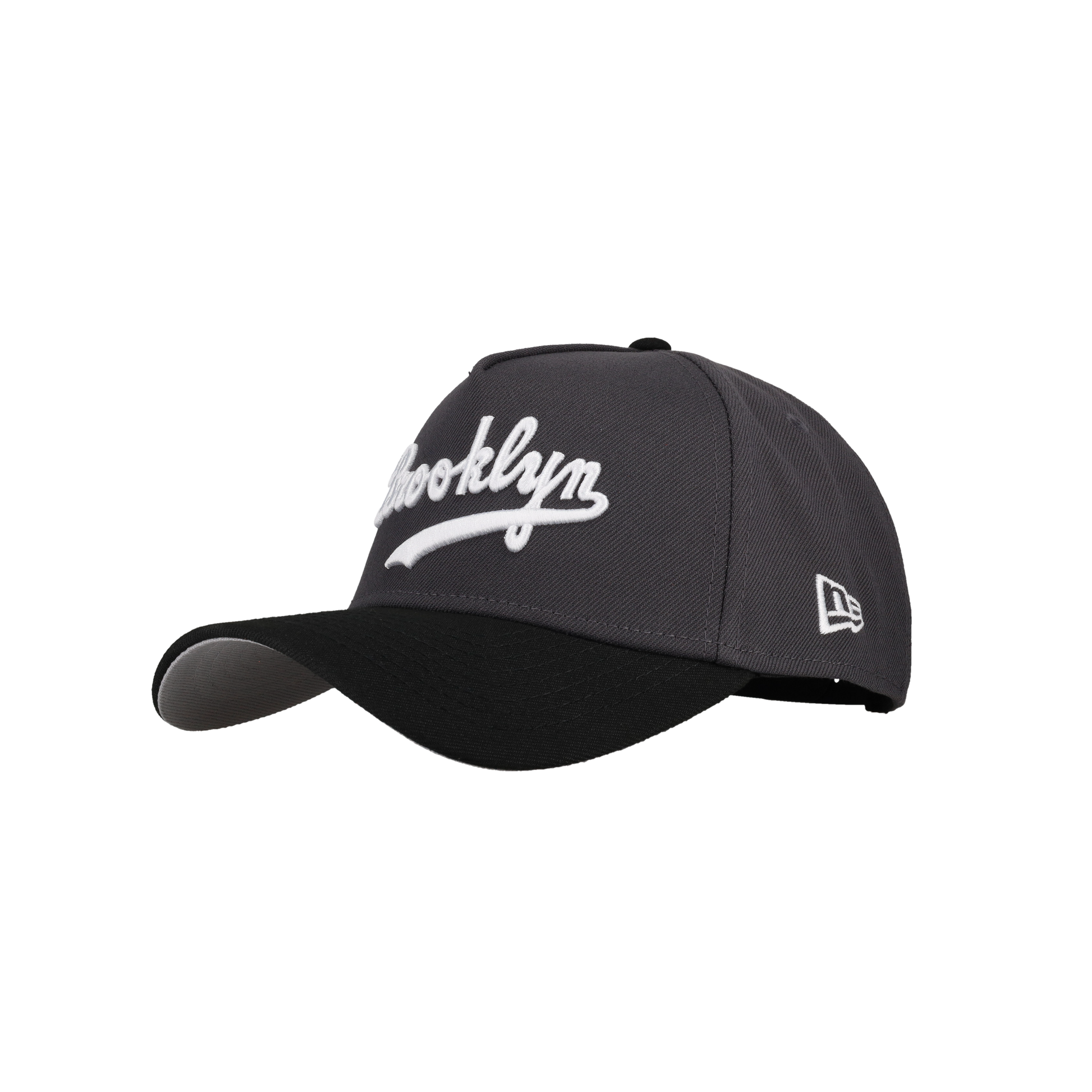 Brooklyn Dodgers 9Forty A Frame Snapback Hat (Graphite/Black)