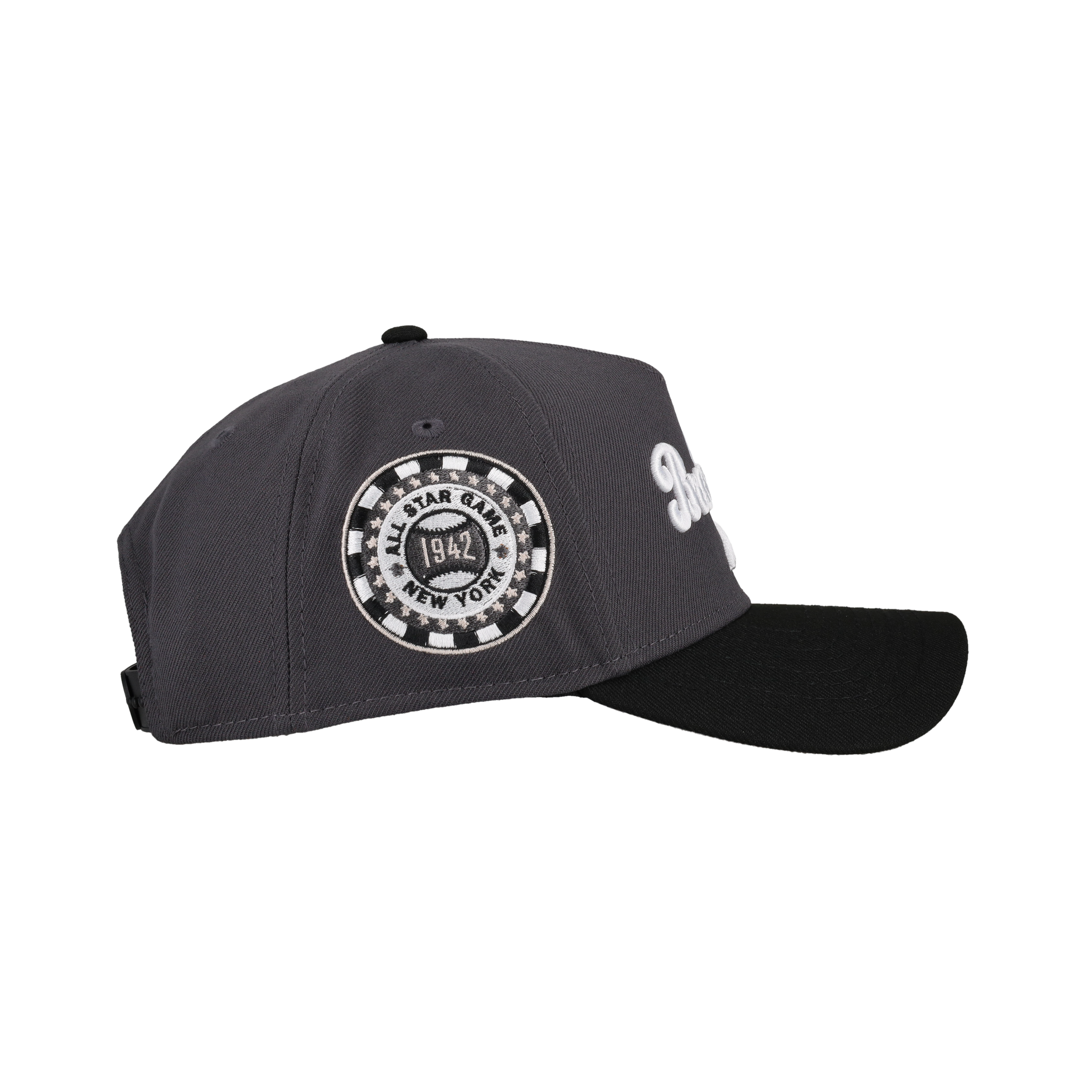 Brooklyn Dodgers 9Forty A Frame Snapback Hat (Graphite/Black)