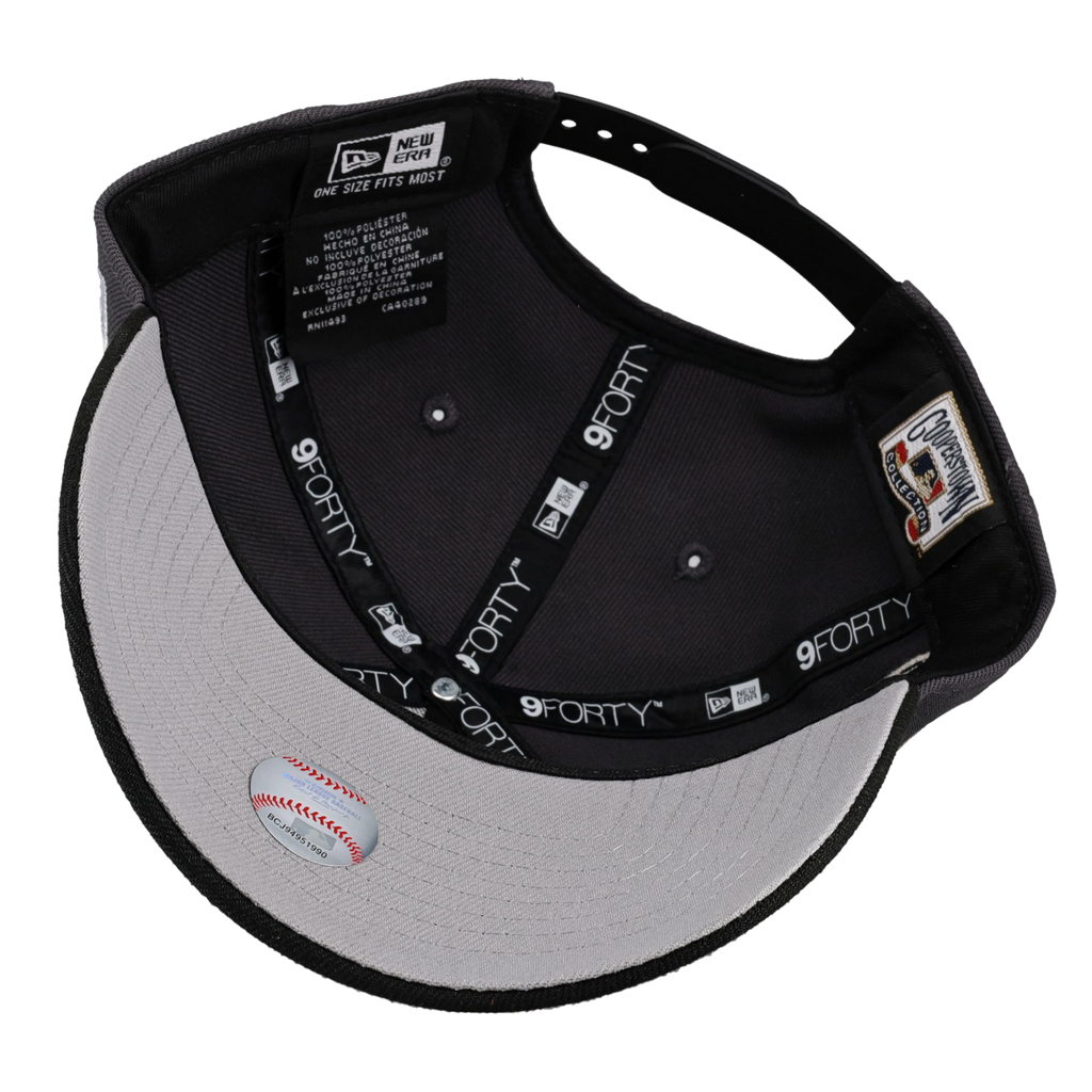 Brooklyn Dodgers 9Forty A Frame Snapback Hat (Graphite/Black)