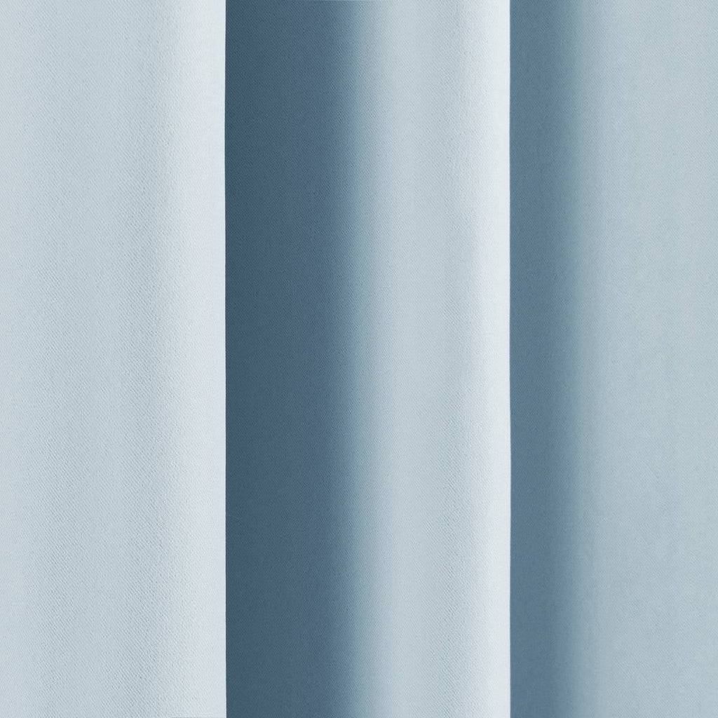 52 x 72 inch Solid Light Blue Thermal Blackout Curtain Panels - Set of 2