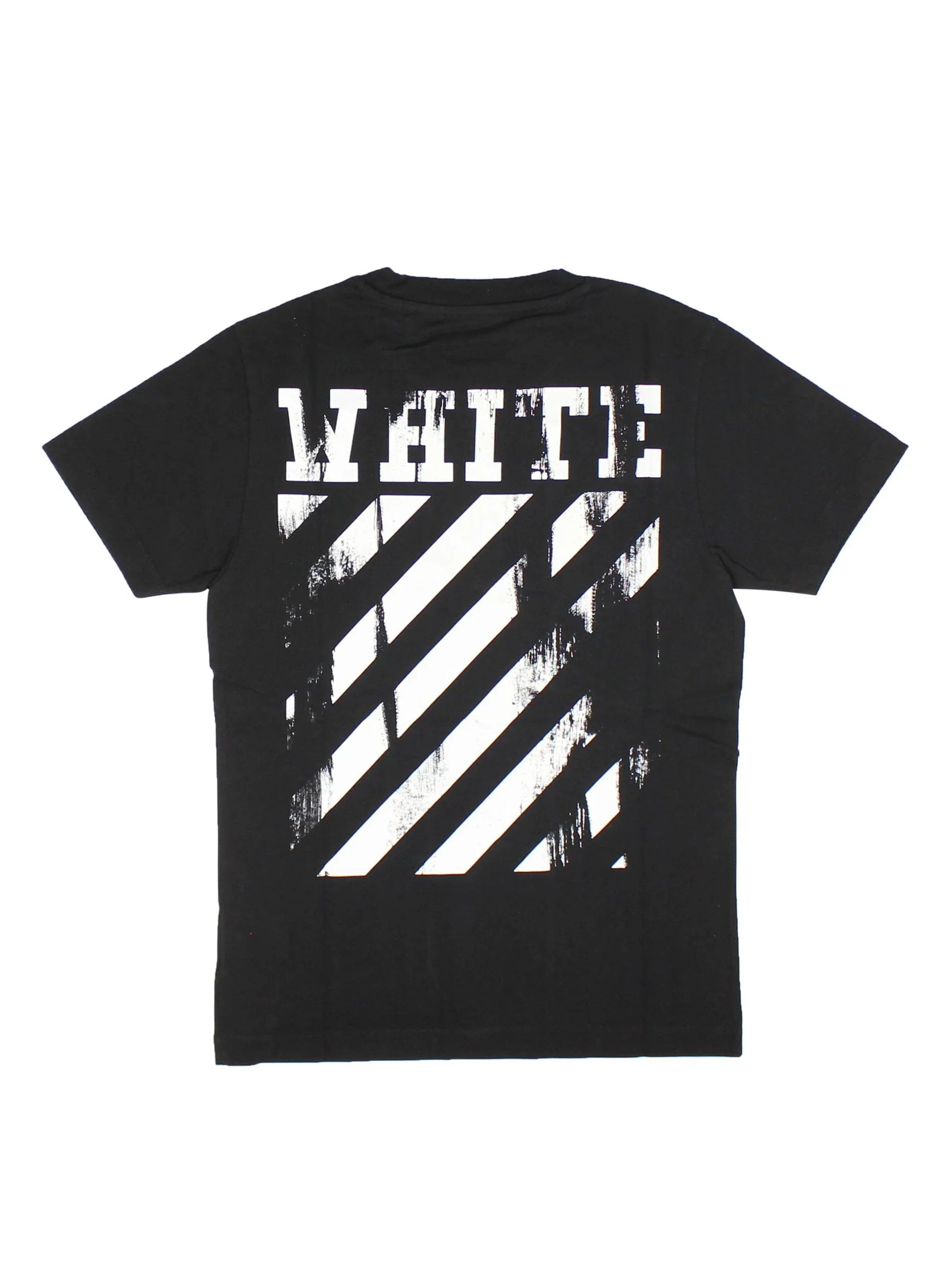 Off-White Diag-stripe cotton T-shirt