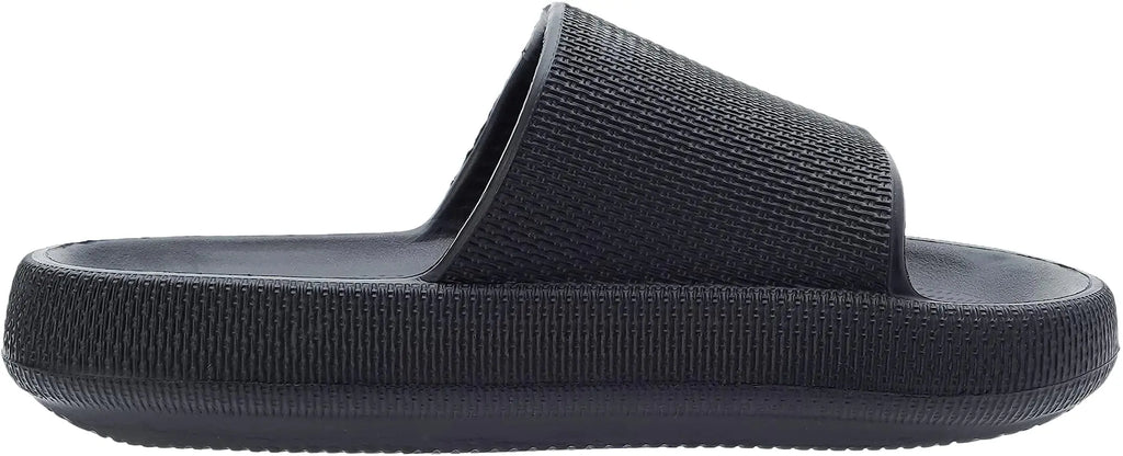 BRONAX Pillow Slippers for Women and Men | House Slides Shower Sandals with Cushioned Thick Sole