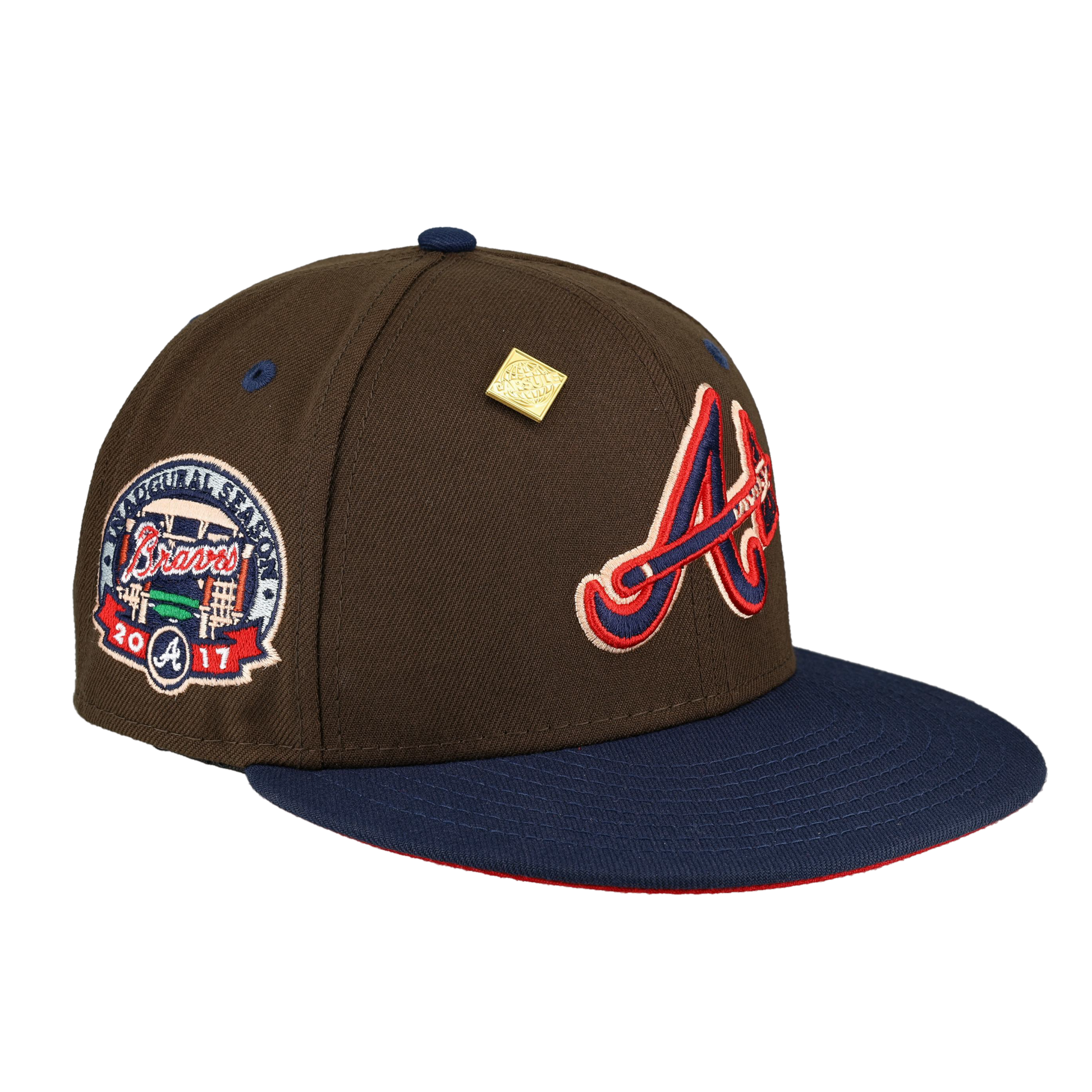 Atlanta Braves 2017 Inaugural Season Patch 59Fifty Fitted Hat