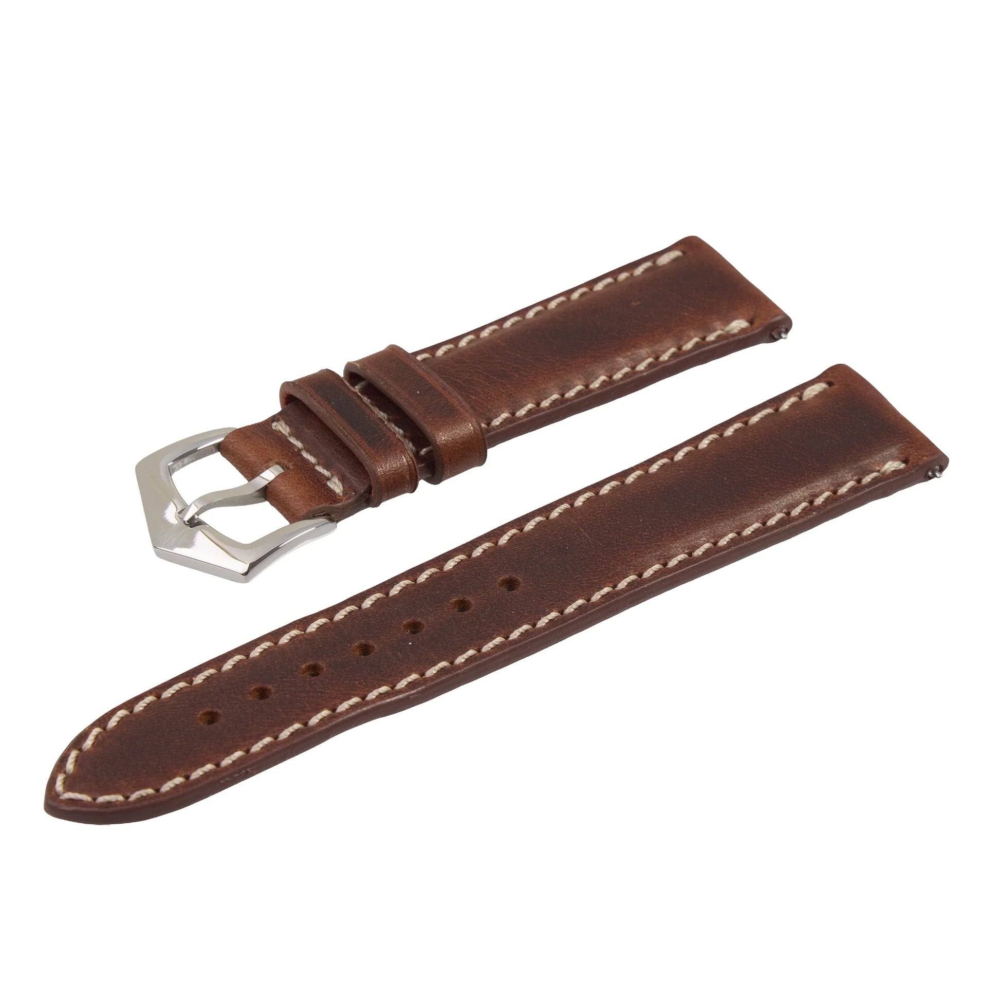 Tuscan Vintage  Brown Premium Leather Watch Strap