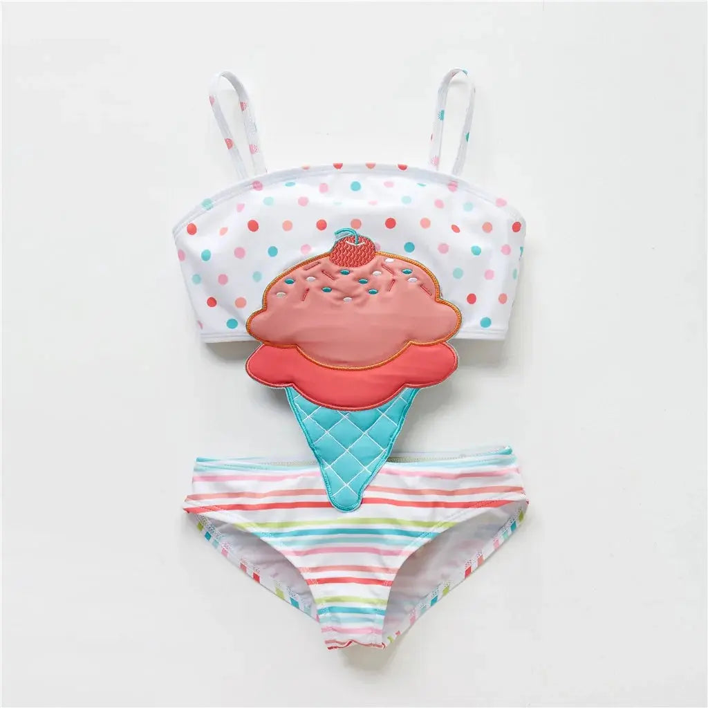 Baby Girls One-piece Swimwear