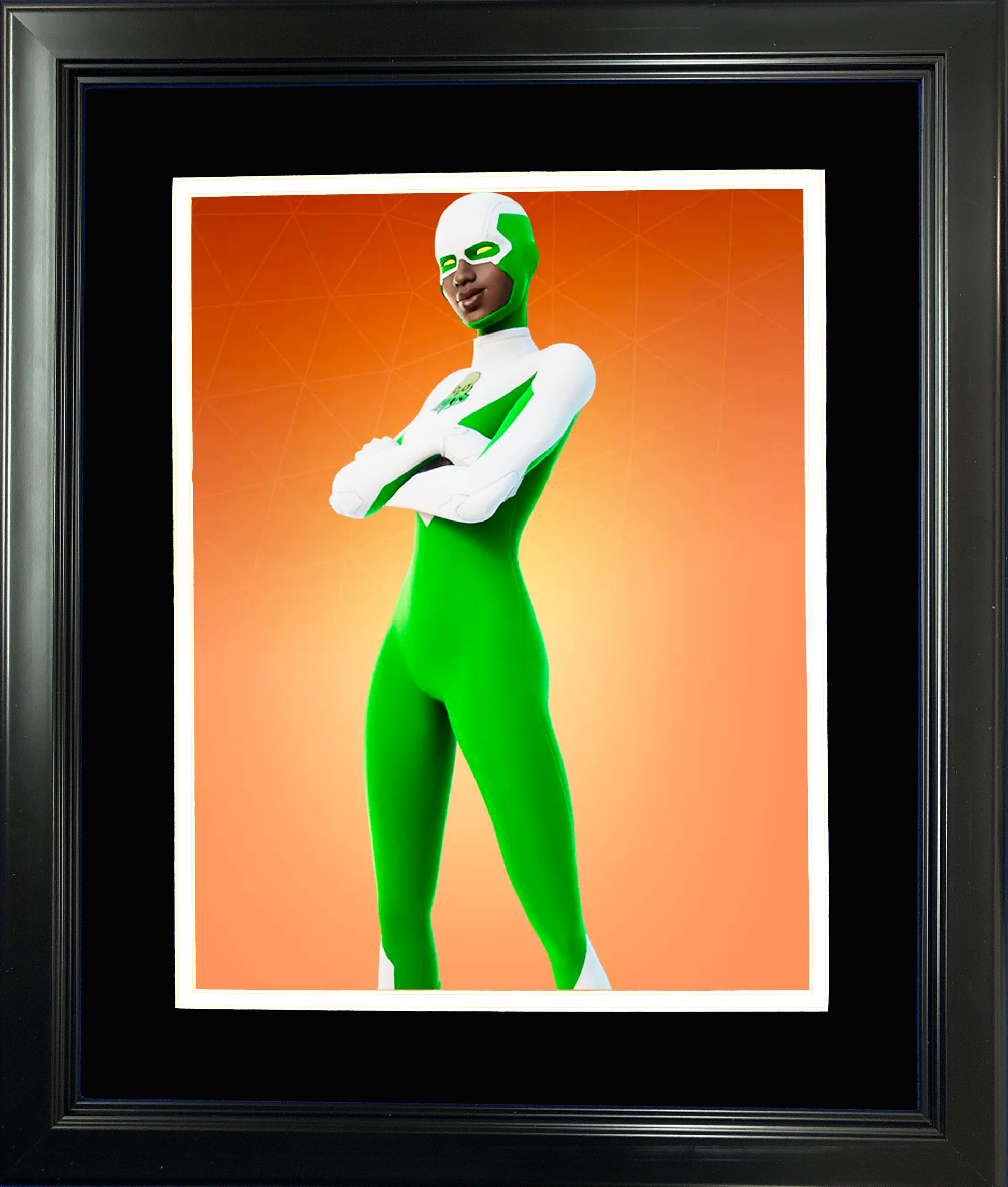 Framed Backlash Legendary Fortnite Skin 11"x14" Video Game Photo