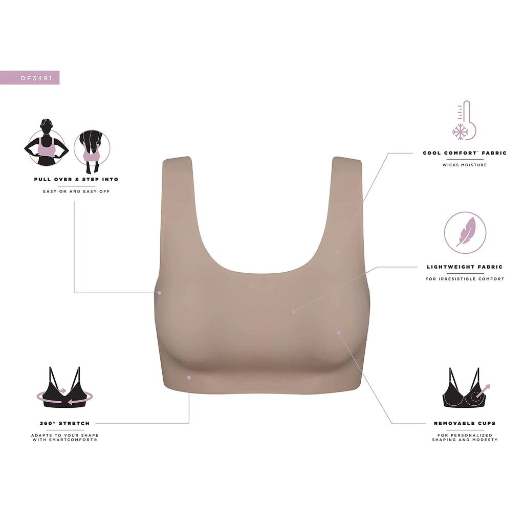 Bali Women's Comfort Revolution Easylite Wireless T-Shirt Bra
