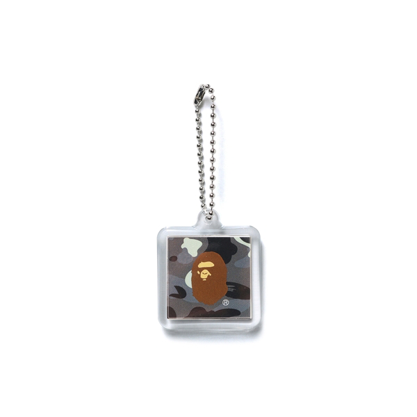 BAPE Ape Head City Camo Keychain Black