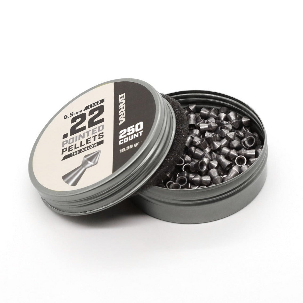 Arlow Pointed Tip .22 Caliber Pellets - 250 Count