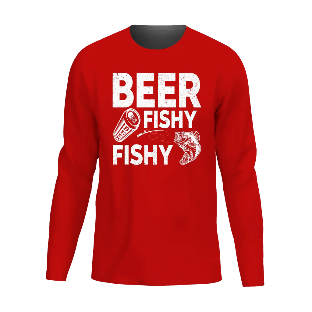 Beer Fishy Fishy Men Long Sleeve Shirt