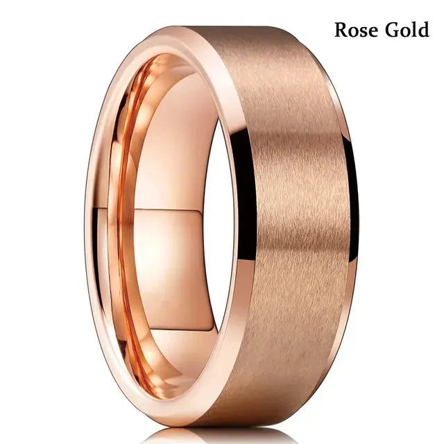 Beveled Edge Stainless Steel Celtic Dragon Ring for Men