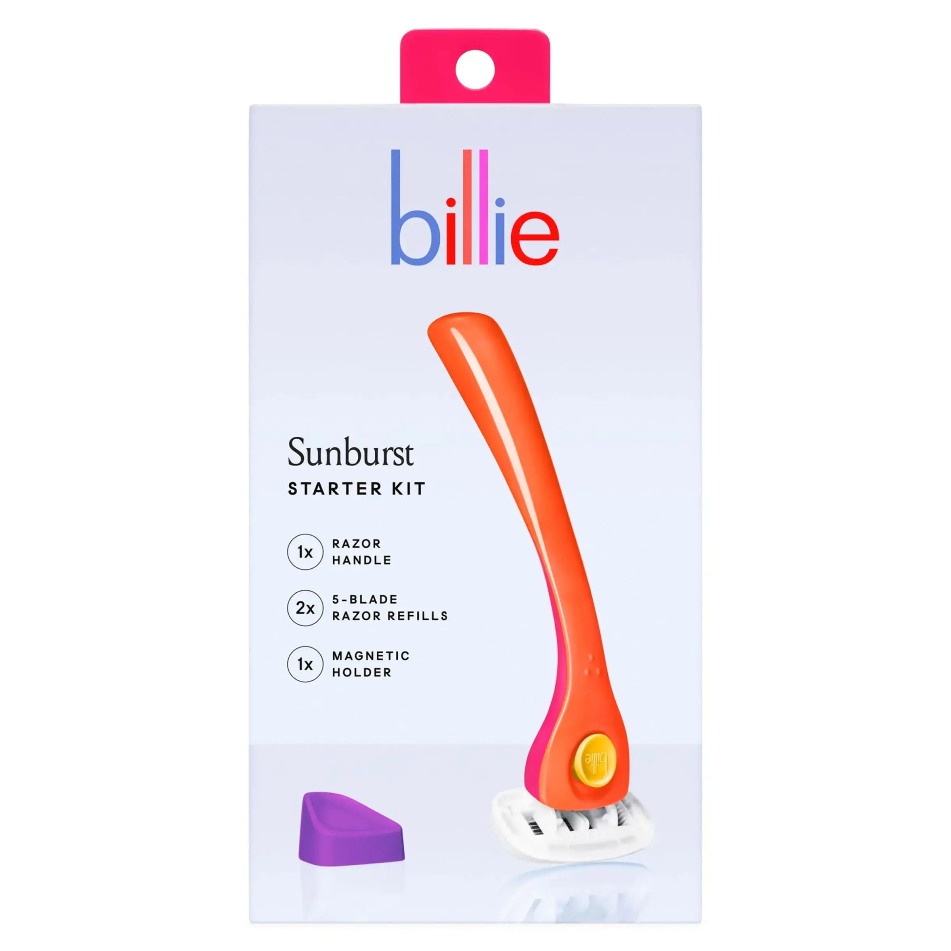 Billie Razors for Women Shave Kit - Sunburst Kit + SkyFoam Shave Gel