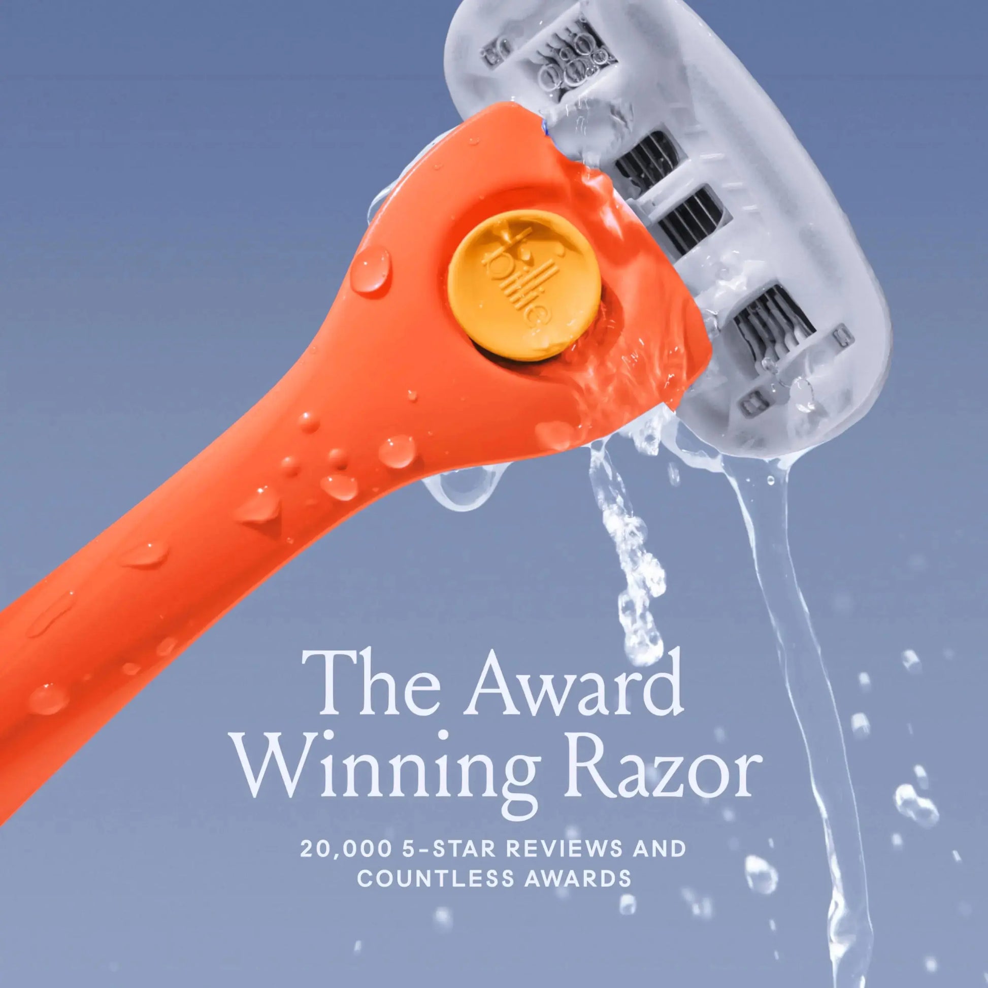 Billie Razors for Women Shave Kit - Sunburst Kit + SkyFoam Shave Gel