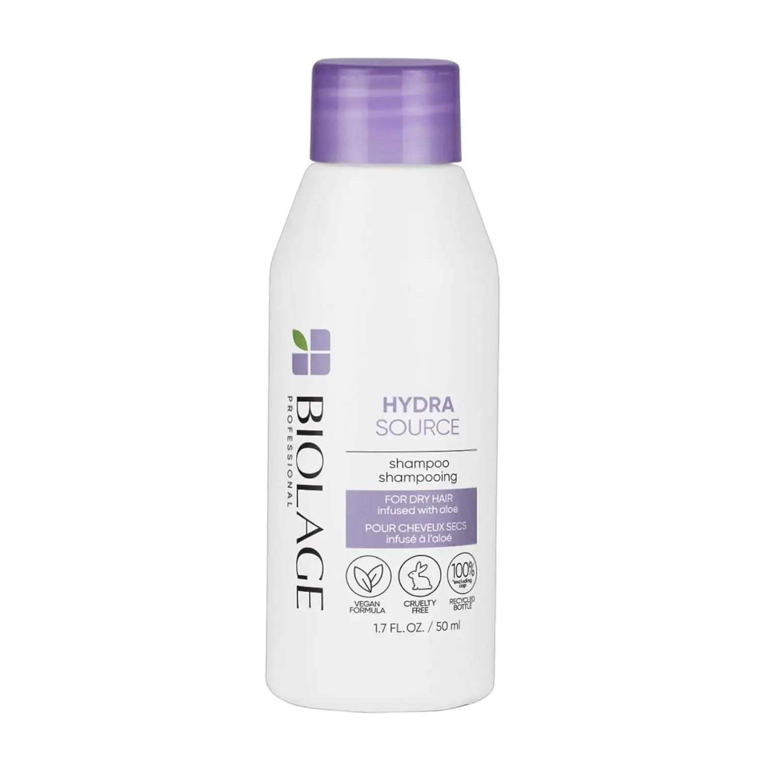 Biolage Hydra Source Shampoo – Hydrating Salon-Quality Care for Dry Hair (1.7 Fl Oz, Pack of 1)