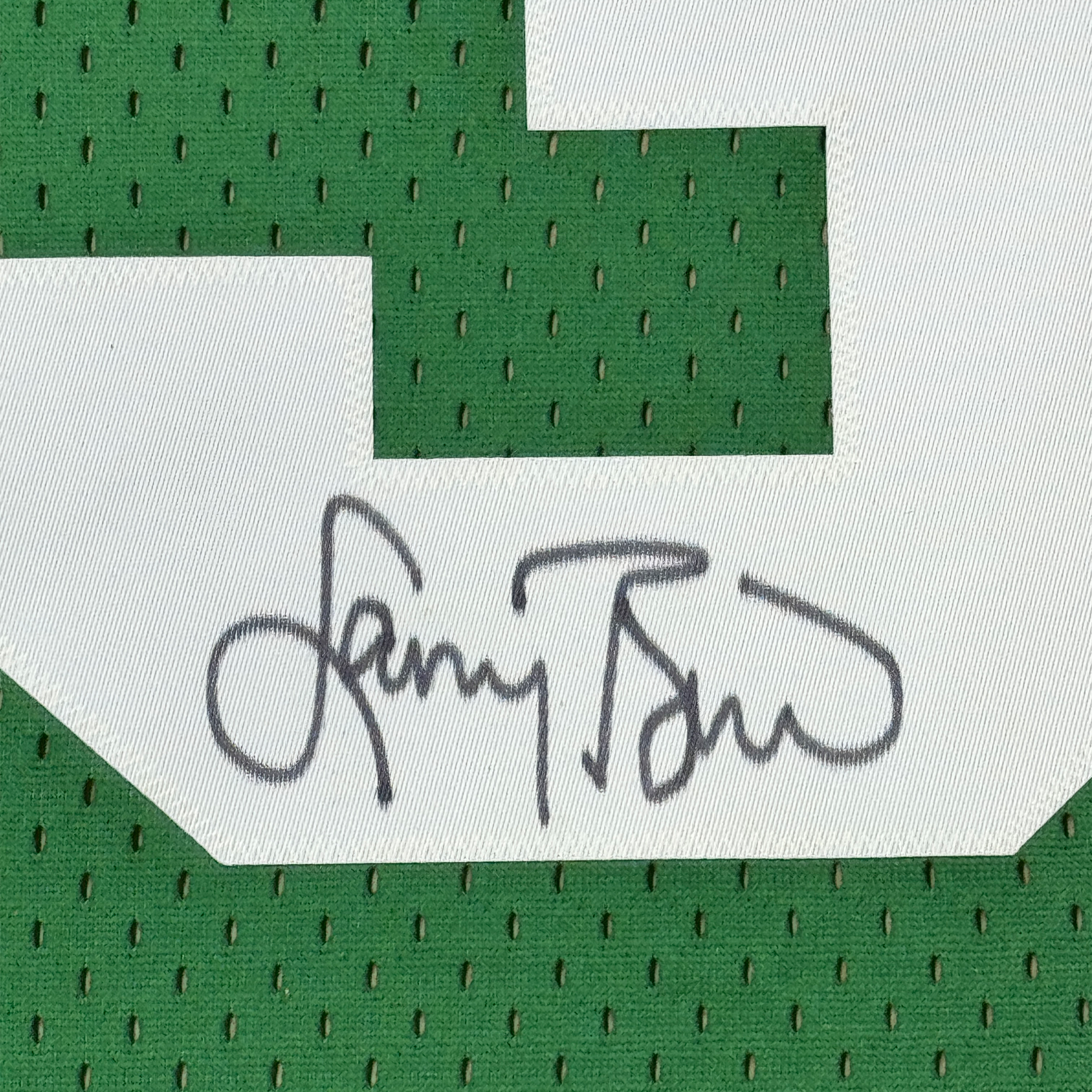 Framed Autographed/Signed Larry Bird 35x39 Boston Split Basketball Jersey Beckett BAS COA