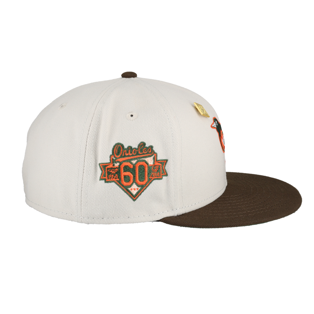 Baltimore Orioles Bird Collection 60th Season Fitted Hat