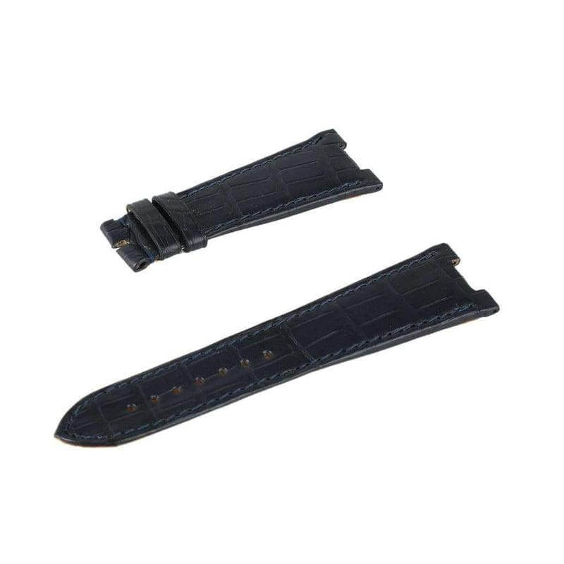 Black Matt Genuine Alligator Watch Strap Patek Philippe Compatible