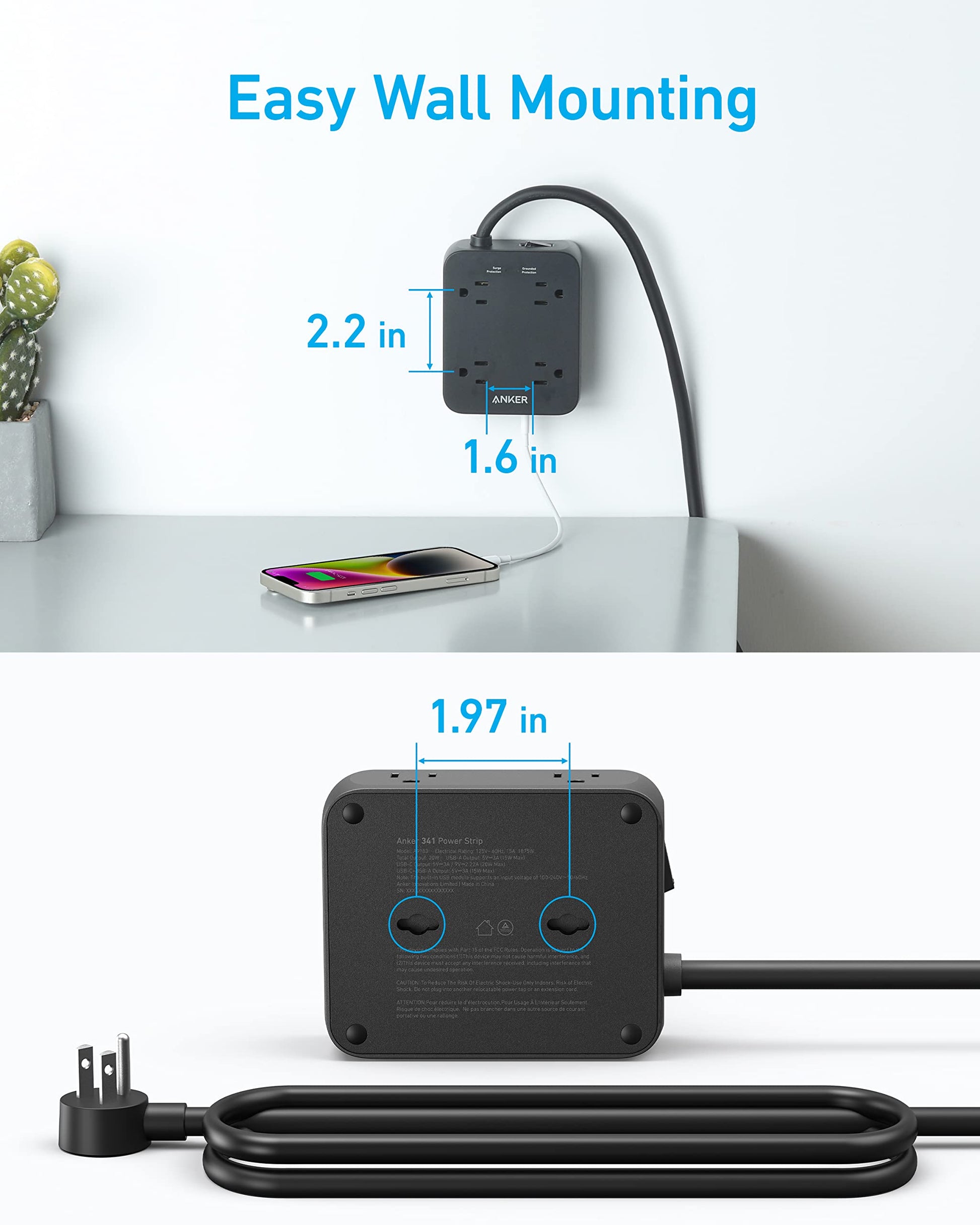 Anker <b>341</b> USB Power Strip