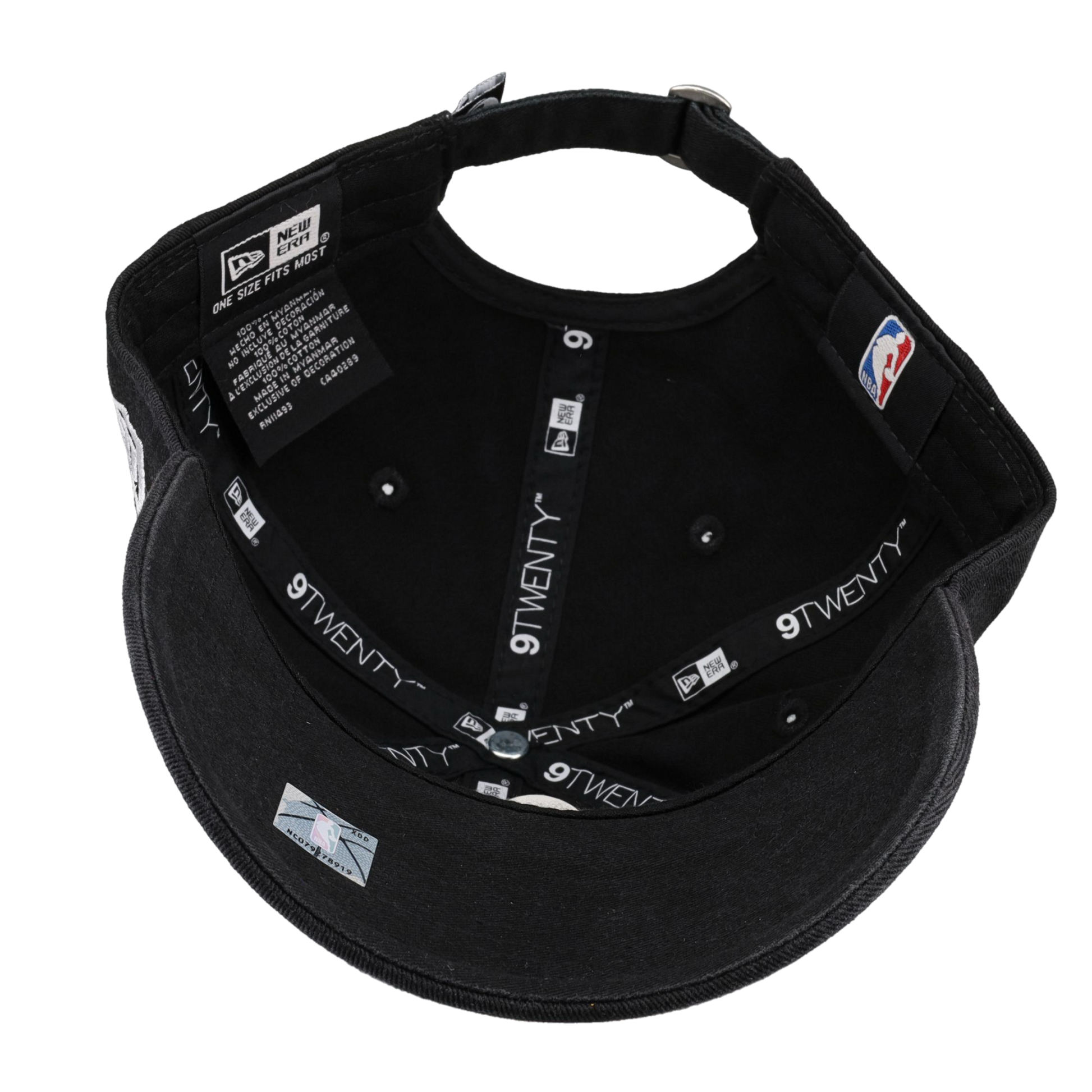 Brooklyn Nets New Era 9Twenty Adjustable Hat (Black)