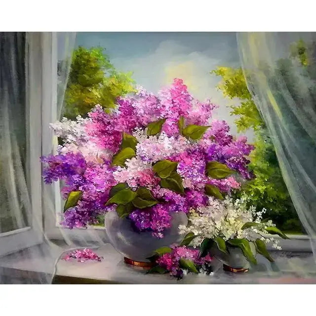 Bloom & Brush DIY Paint-By-Numbers Kit