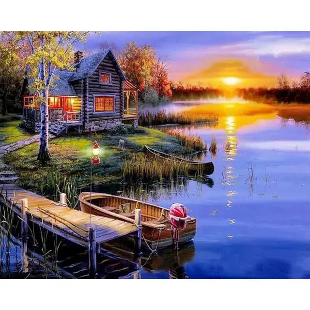 Blossom Art DIY Paint-by-Number Kit