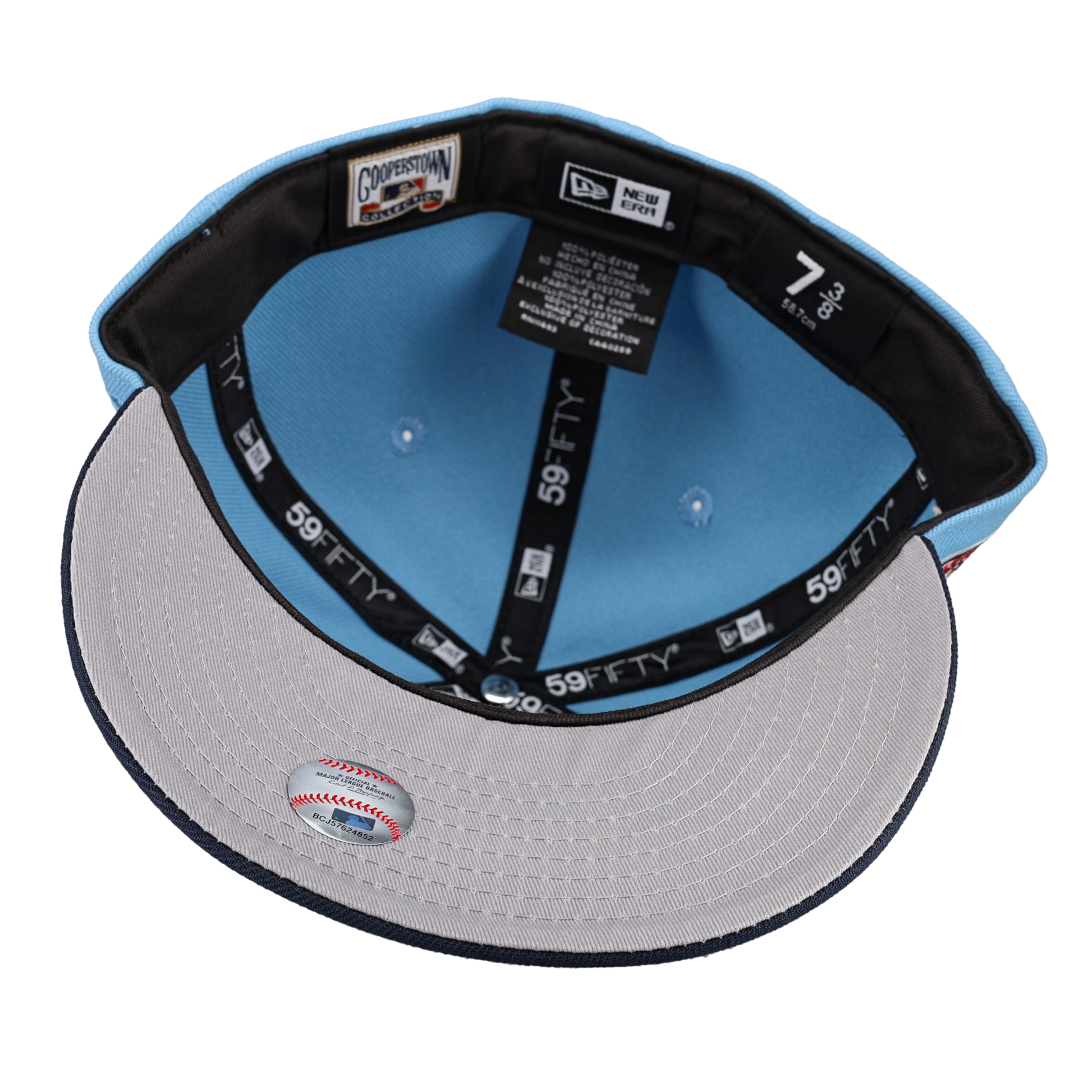 St. Louis Cardinals Blue 100th Anniversary 59Fifty Fitted Hat