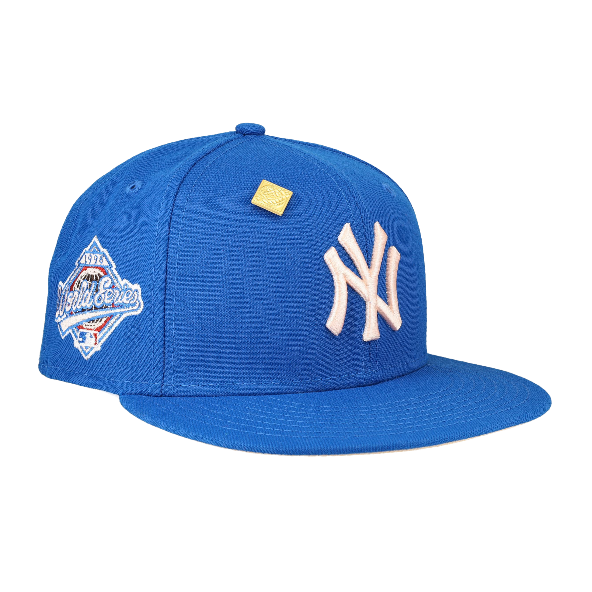 New York Yankees Blue Nitro 1996 World Series Fitted Hat