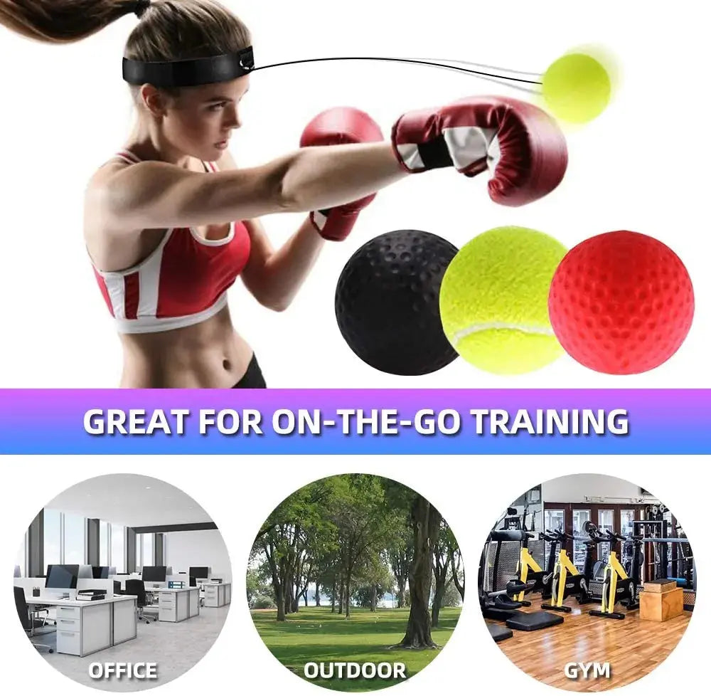 Boxing Reflex Speed Punch Ball - Training Accessory