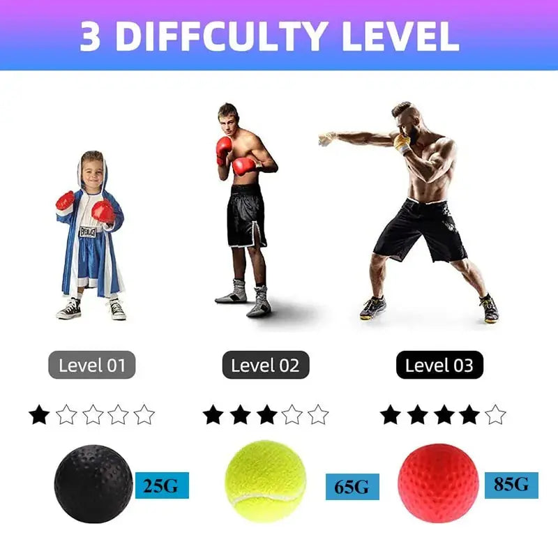 Boxing Reflex Speed Punch Ball - Training Accessory