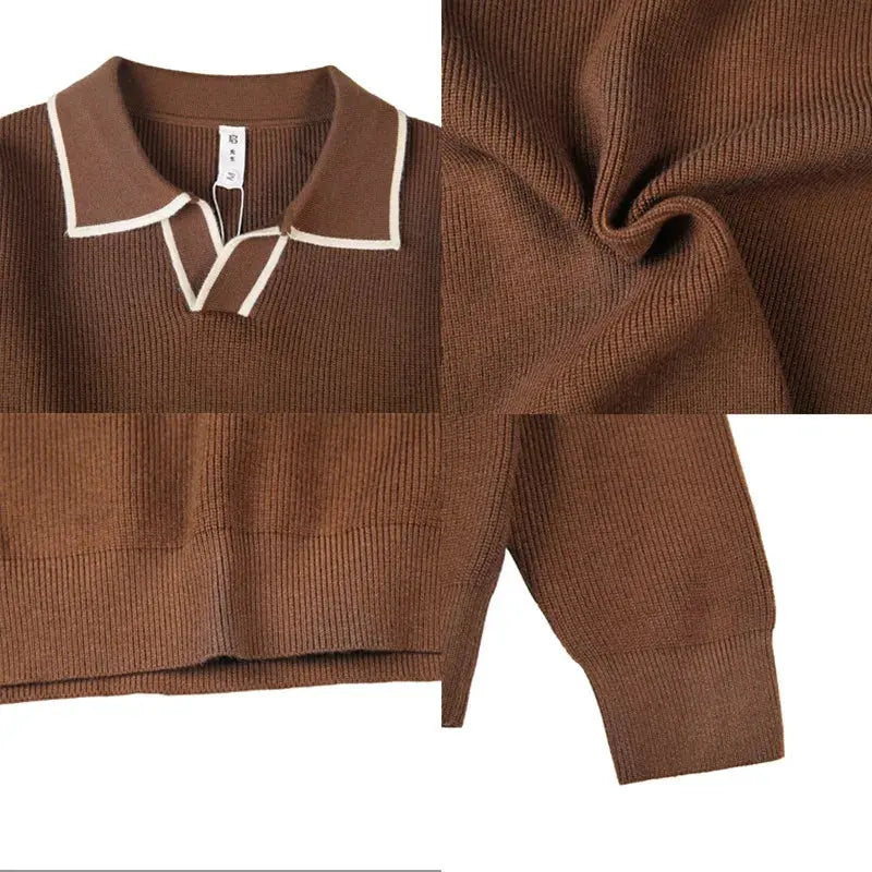 Brand Winter Cozy Lapel Pullover